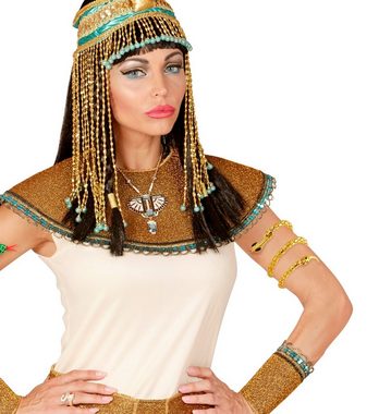Widmann S.r.l. Kostüm Schlangen Armband, Gold - Schmuck Cleopatra Kostüm
