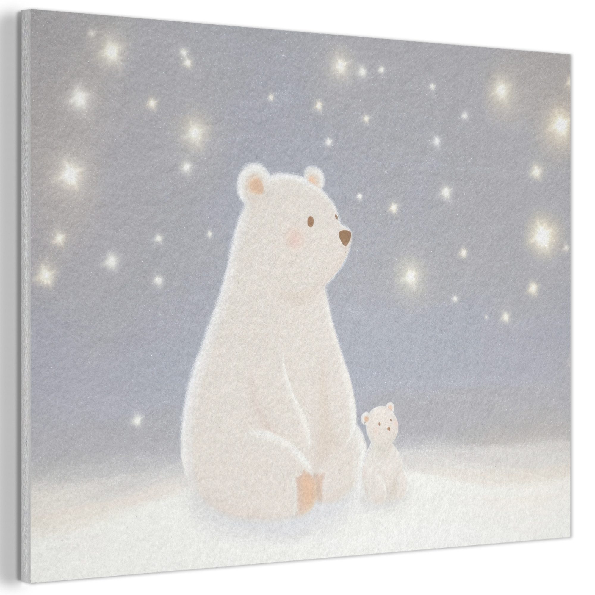 Eisbär – Schnee – Sterne