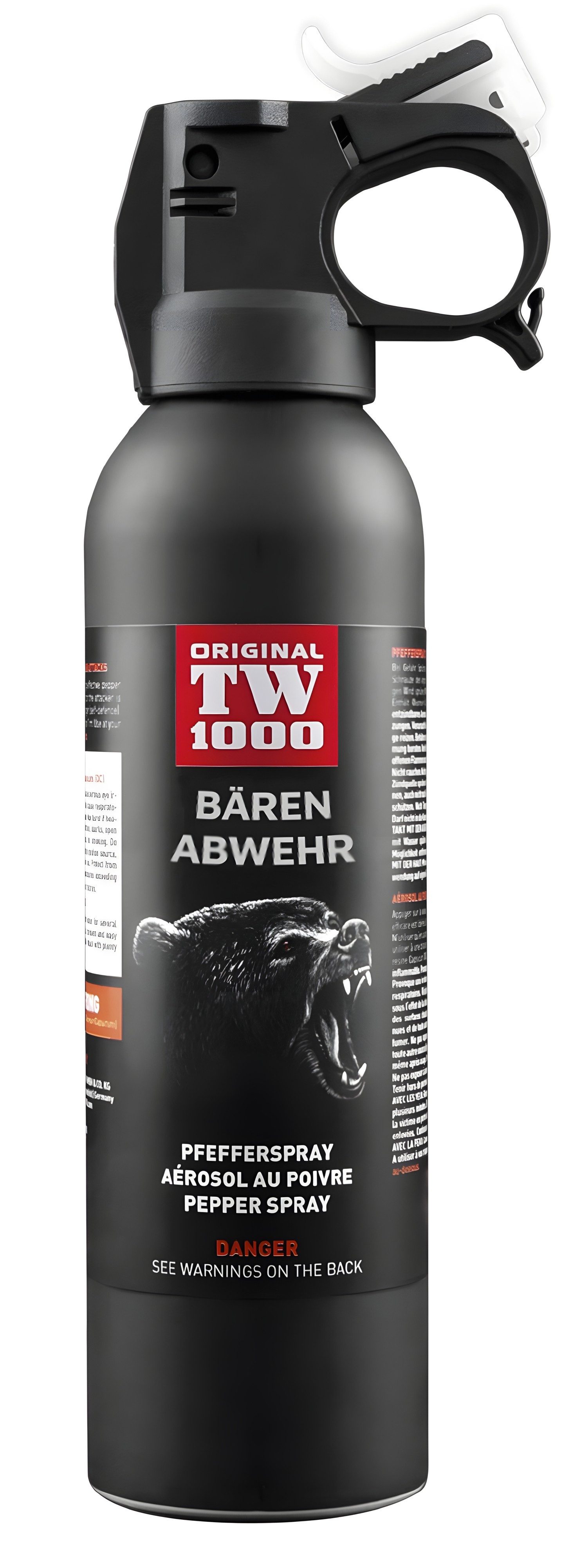 KH Security Marderspray Pfefferspray TW1000 Bear Defender (225 ml), Reichweite: bis zu 10 Meter