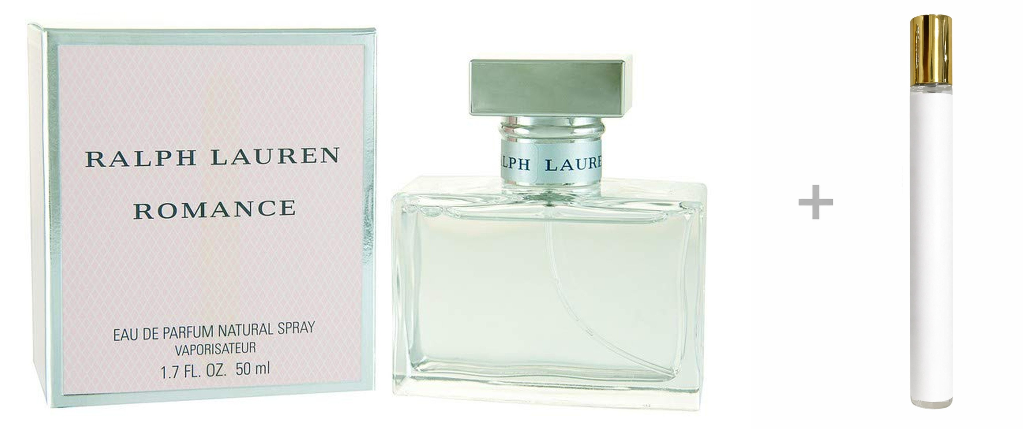 Ralph Lauren Duft-Set Ralph Lauren Romance Eau de Parfum (EDP) Damen Spray mit Reiseduft, Damenparfüm, Glasflakon, Damenduft