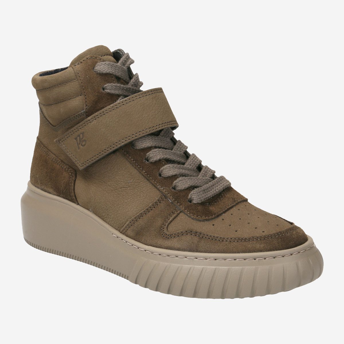 Paul Green 5183-032, Sneaker in Grün für Damen Sneaker