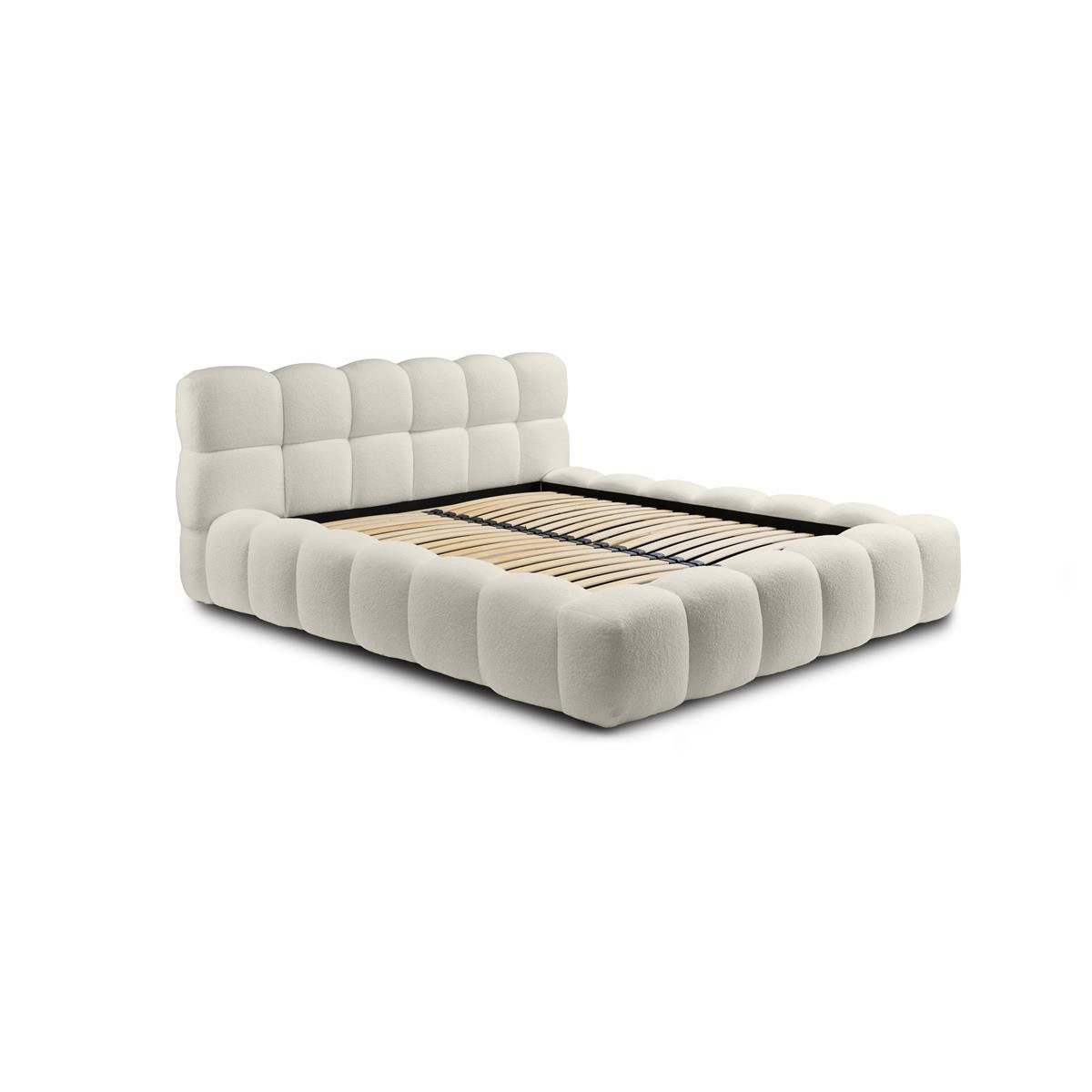 Compleo Polsterbett BUBBLE boucle Designerbett 140/160/180x200 günstig online kaufen