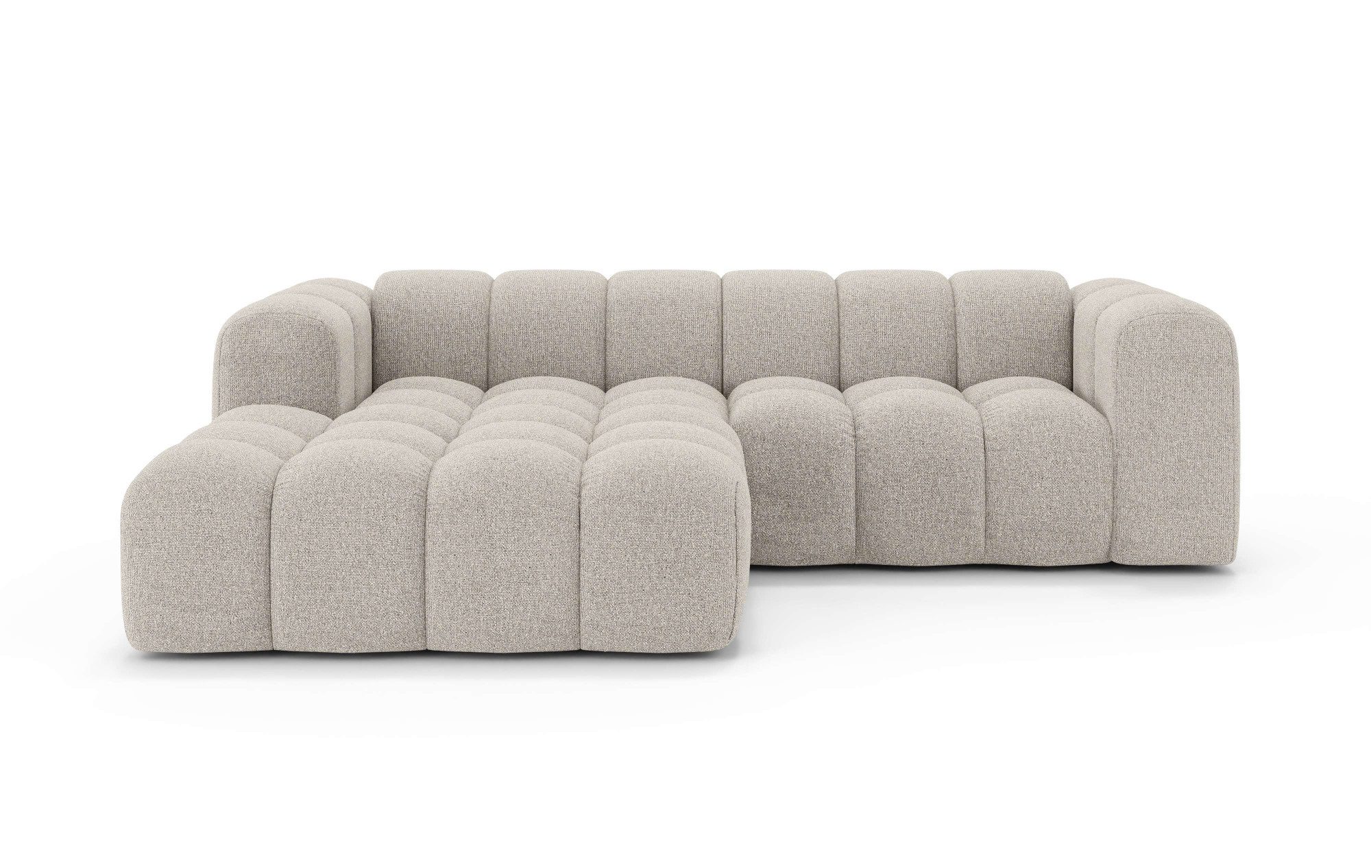 OTTO home Ecksofa KALLIE Design-Sofa mit Wellenunterfederung, Bubble-Optik, günstig online kaufen