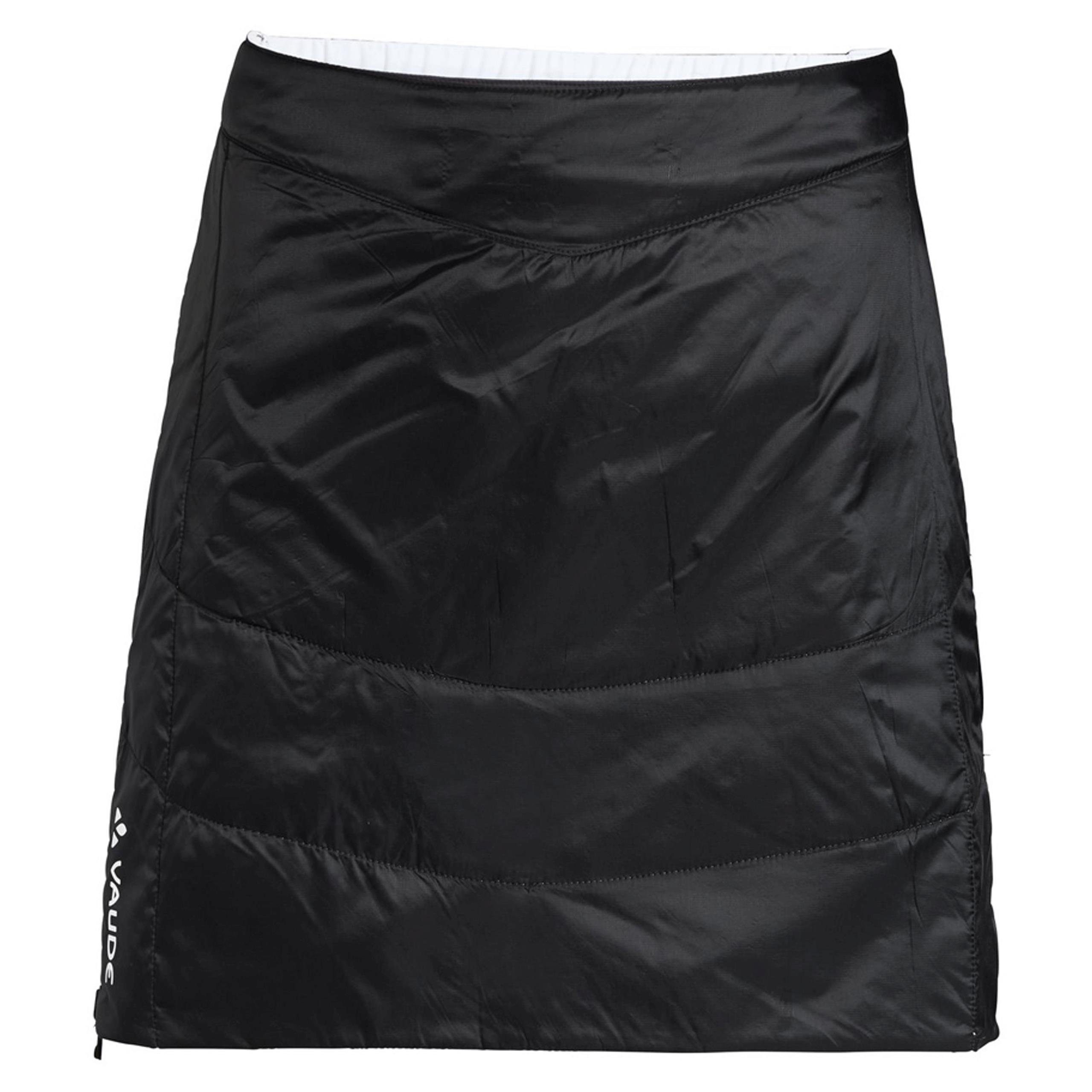 VAUDE Rock & Leggings VAUDE Womens Sesvenna Reversible Skirt - warm wattierter Wenderock black/white