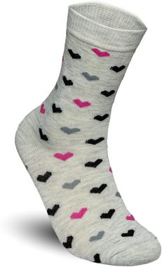 TEXEMP Basicsocken 3 bis 12 Paar Damen Socken Baumwolle Premium Strümpfe Komfortbund (3-Paar) Robust & Langlebig