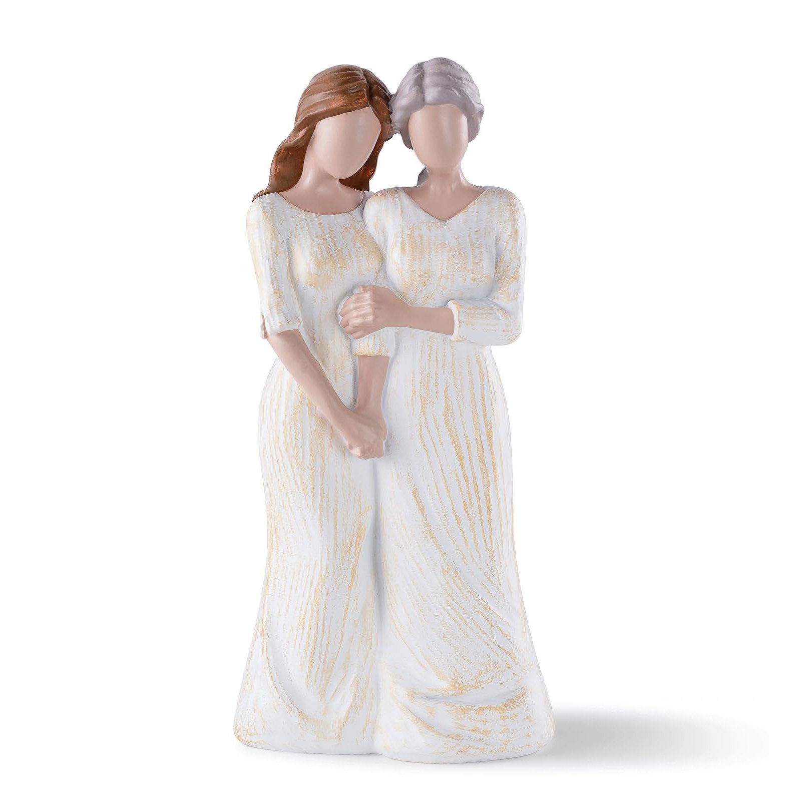 FOUORTUNATE-BEE Dekoobjekt Mutter Tochter Figuren Geschenke für Mama Mutter Tochter Geschenk (zum Geburtstag Muttertag Weihnachten)