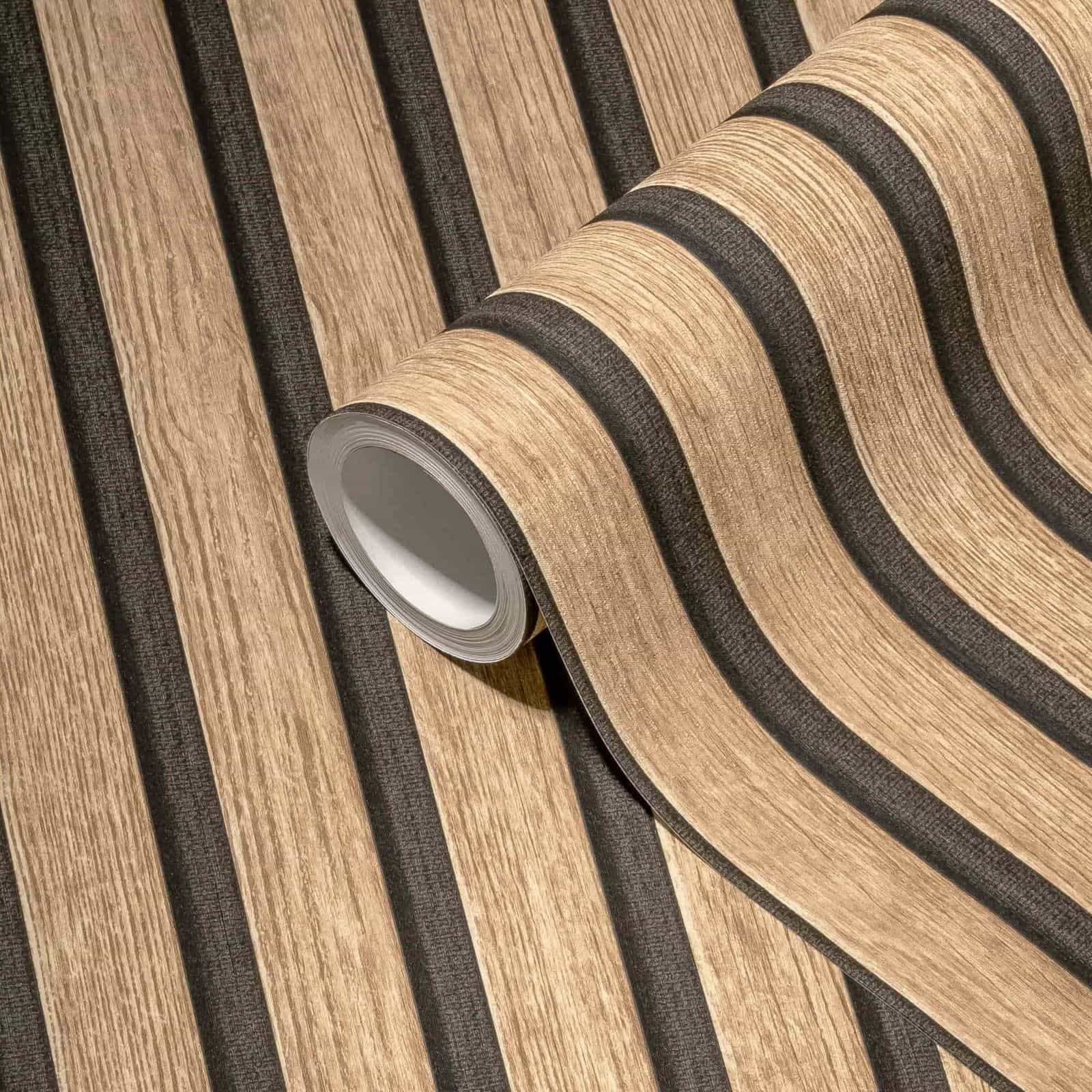 A.S. Création Vliestapete Skandinavisch Holzoptik Beige günstig online kaufen