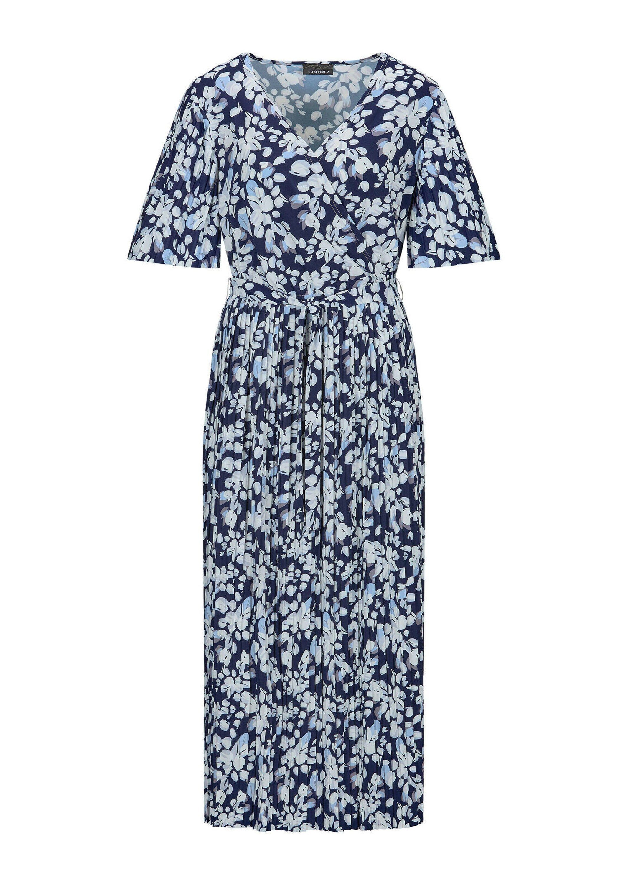 Sommerkleid Wickelkleid mit floralem Design