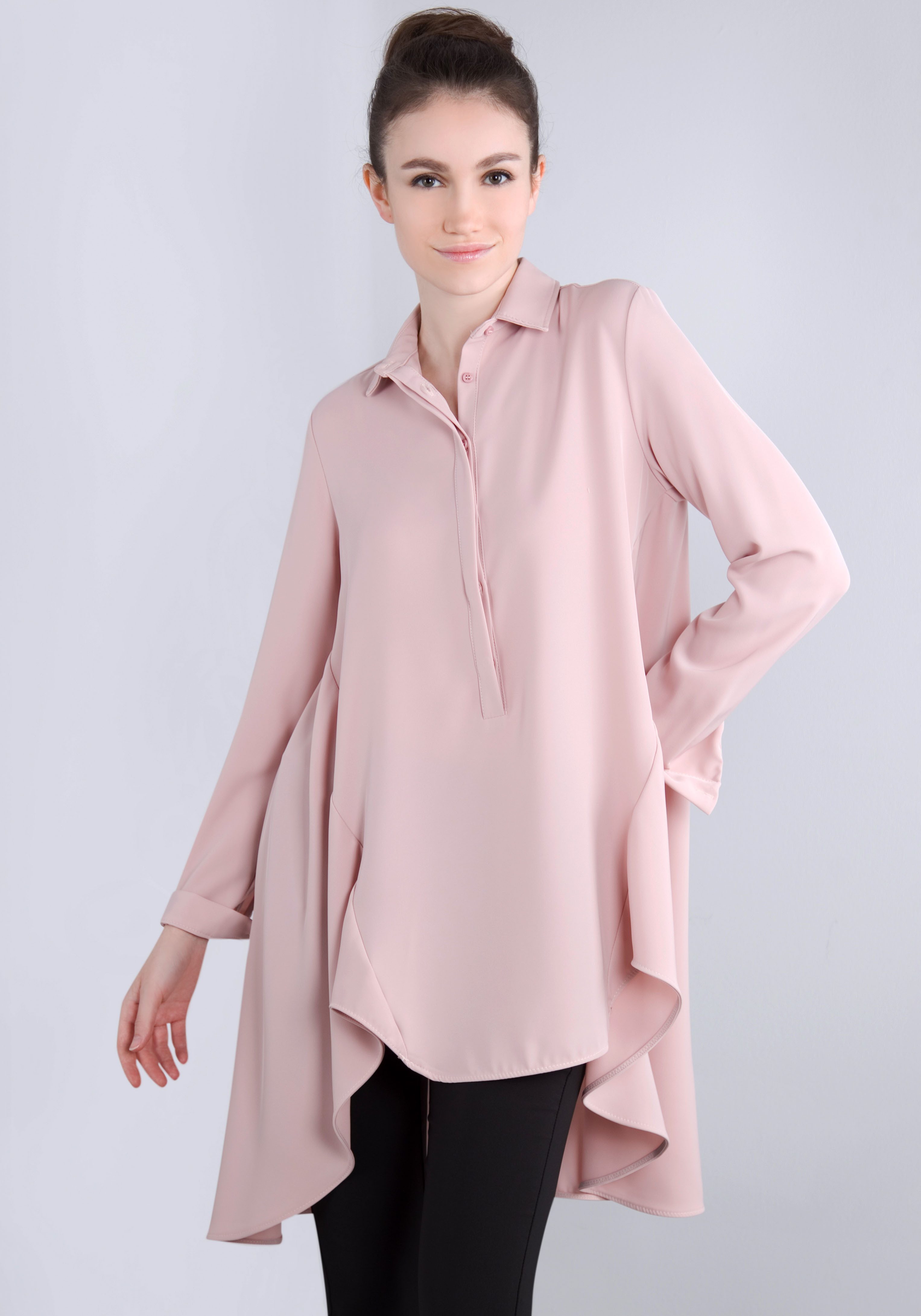 IMPERIAL Longbluse in knitterarmer Qualität mit günstig online kaufen