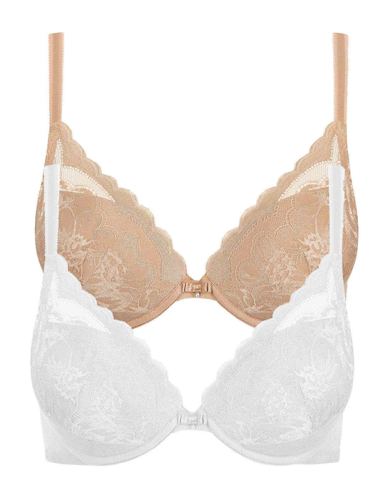 Lisca Push-up-BH 2er Pack Push up BH Evelyn (Spar-Set, 2-tlg) Push up Effekt