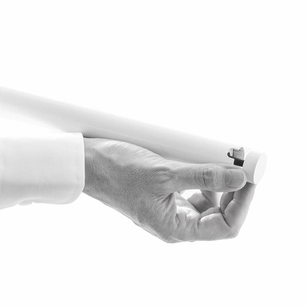 Depot4Design Garderobenhalter Wardrope Stange Für Kleiderbügel, Schwarz, für Seilgarderobe Wardrope