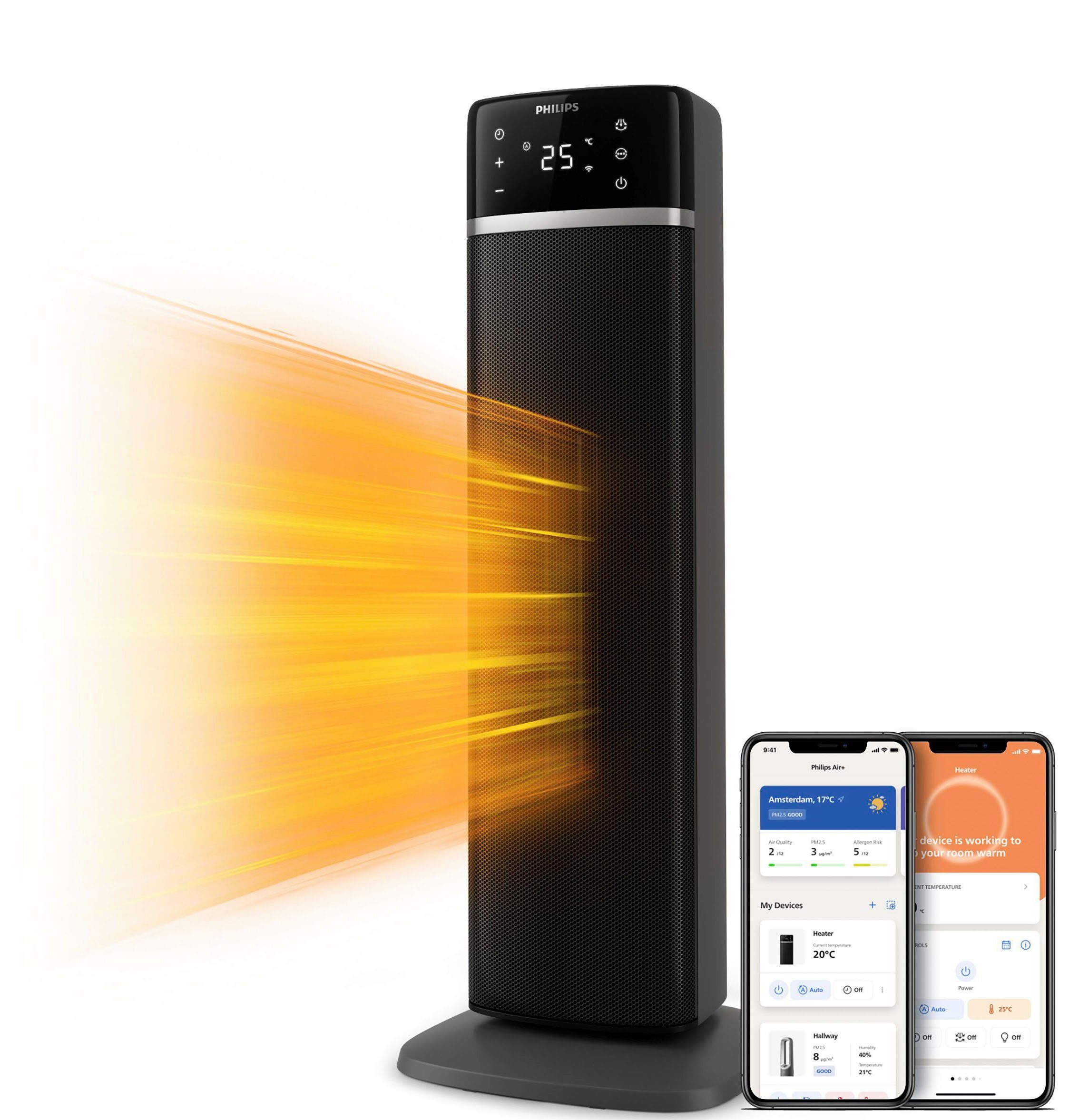 Philips Heizlüfter aus Keramik, 5000 Series CX5120/11, spart bis zu 50 % En günstig online kaufen