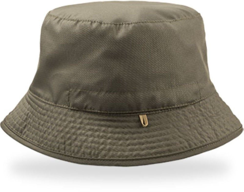 Abschlag Goodman Design Sonnenhut Bucket Hat Bucket-Hut, Wendbarer Taschengröße Hut Olive/Khaki Faltbar Fischer Safarihut in