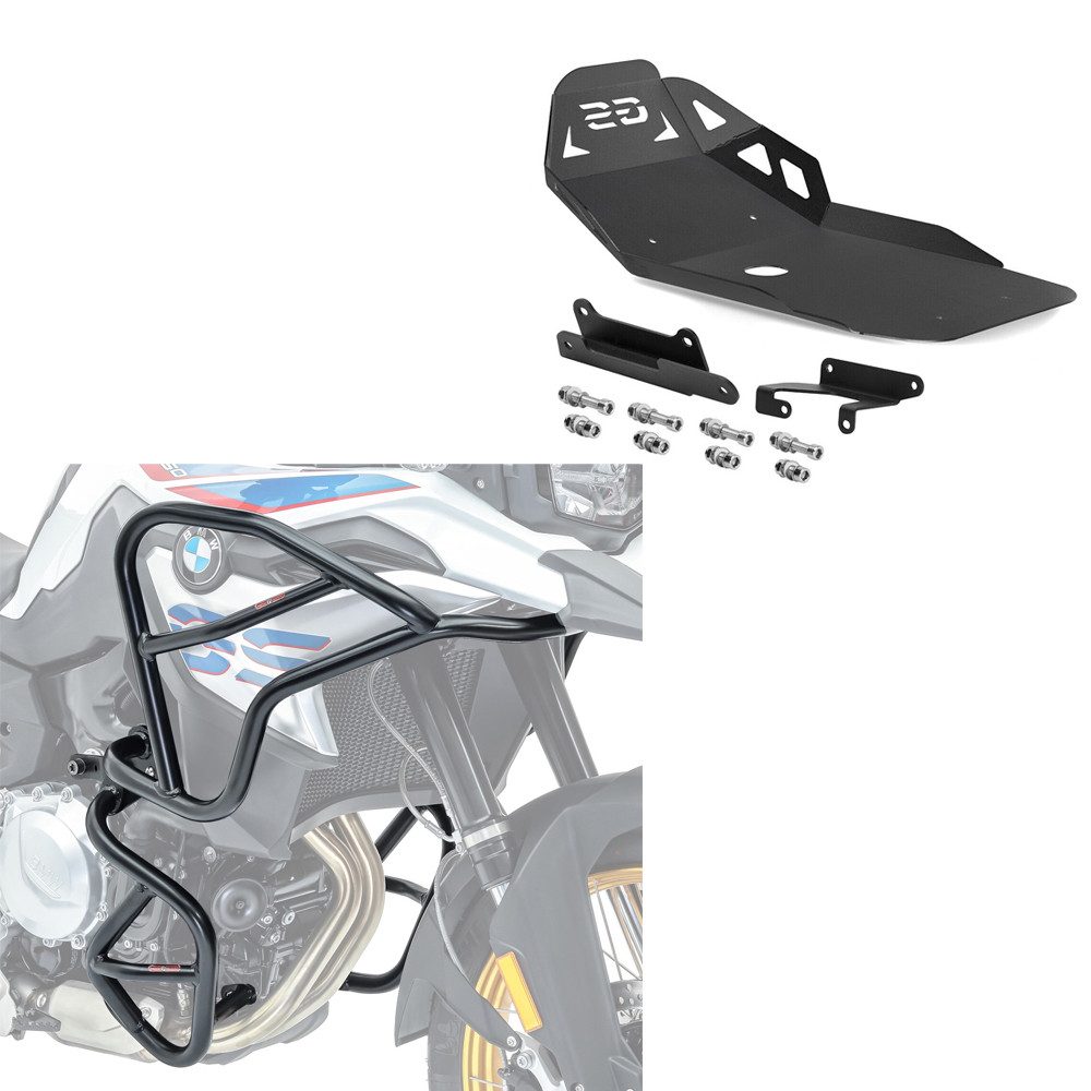 Motoguard Motor-Schutzhülle 2x Sturzbügel XL + Motorschutz passend für BMW F 850 GS / F 750 GS 18-