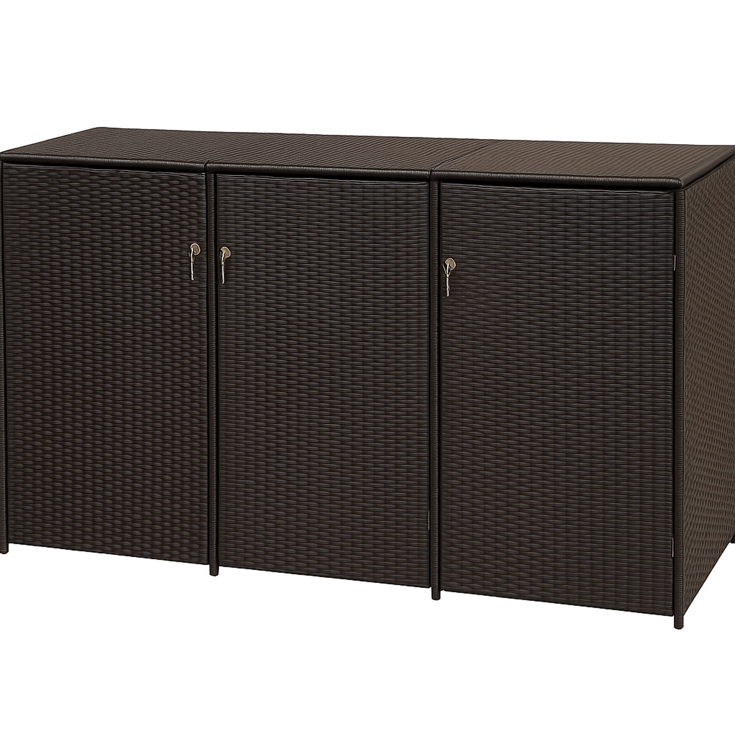 TPFGarden Mülltonnenbox BELFAST (Mülltonnenverkleidung für 3 Tonnen - 120L günstig online kaufen