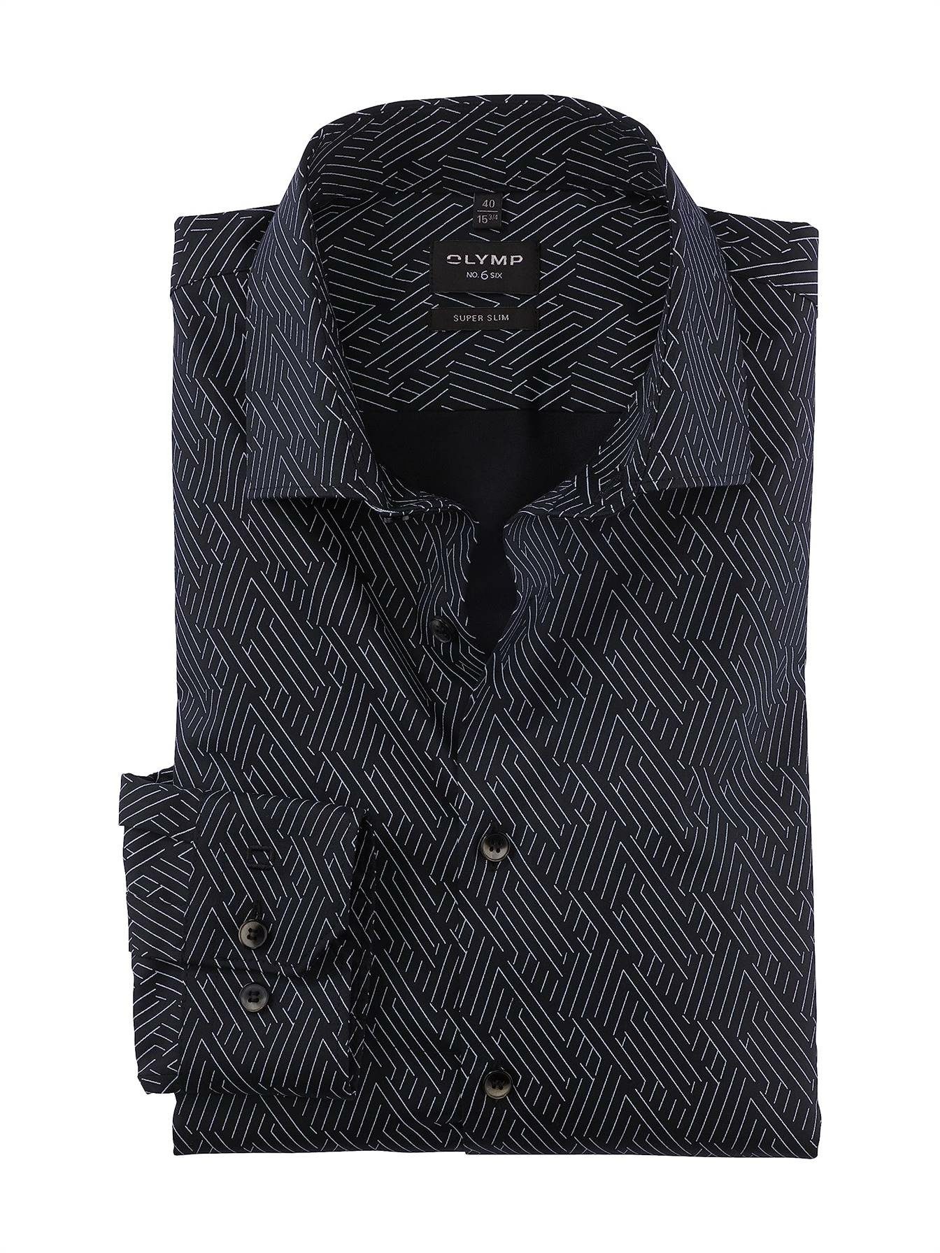 OLYMP Langarmshirt Knopfleisten Langarmshirt für Herren (1-tlg., keine Angabe)