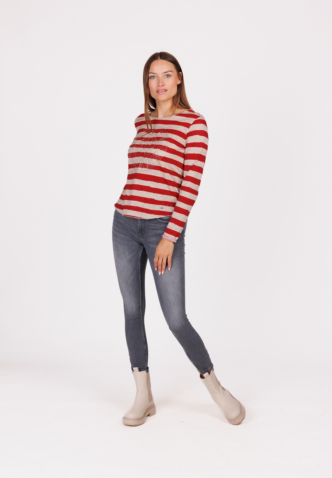 Key Largo Longsleeve WLS HAPPINESS round (1er)