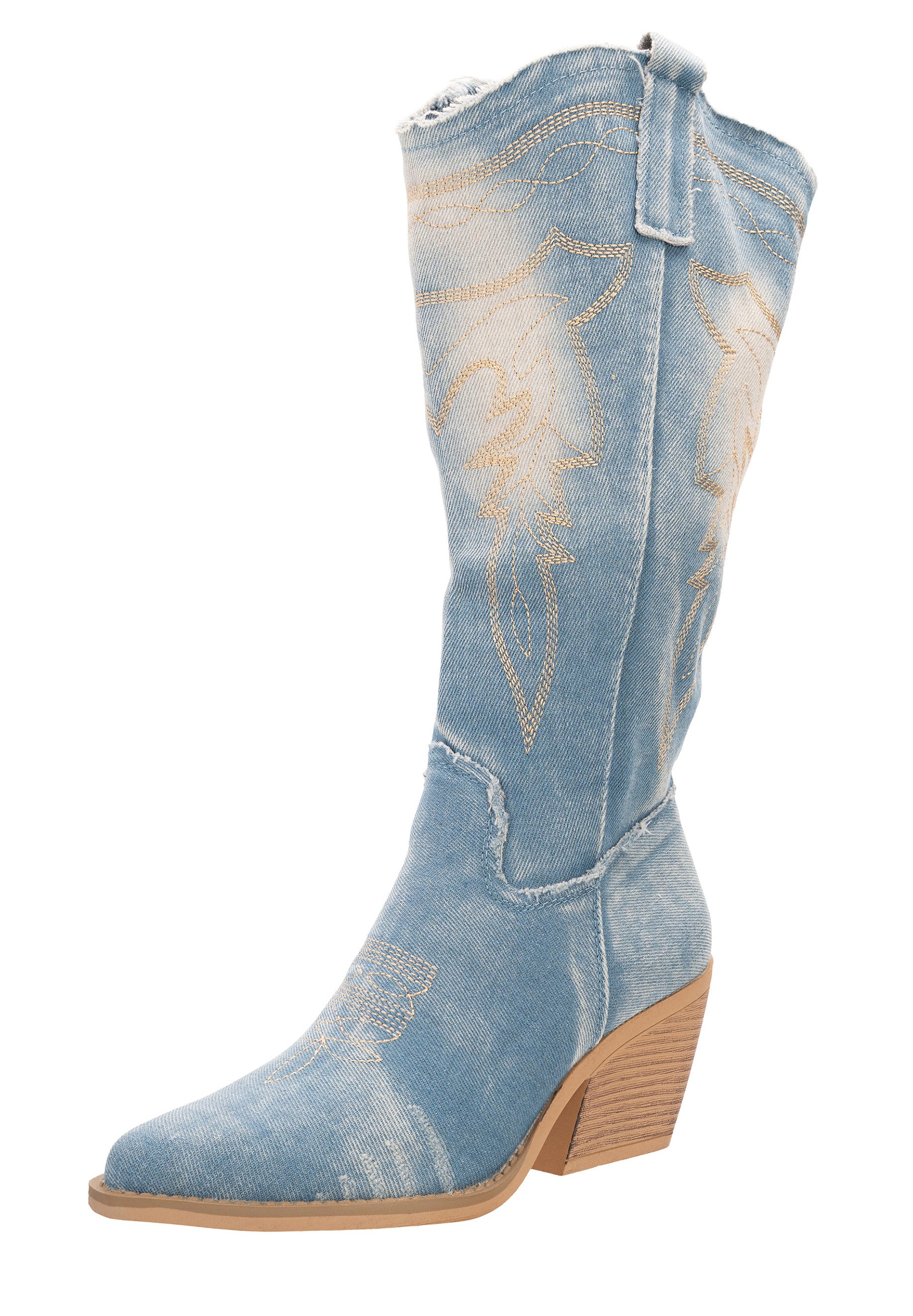 Salinyang Stiefel Cowboystiefel