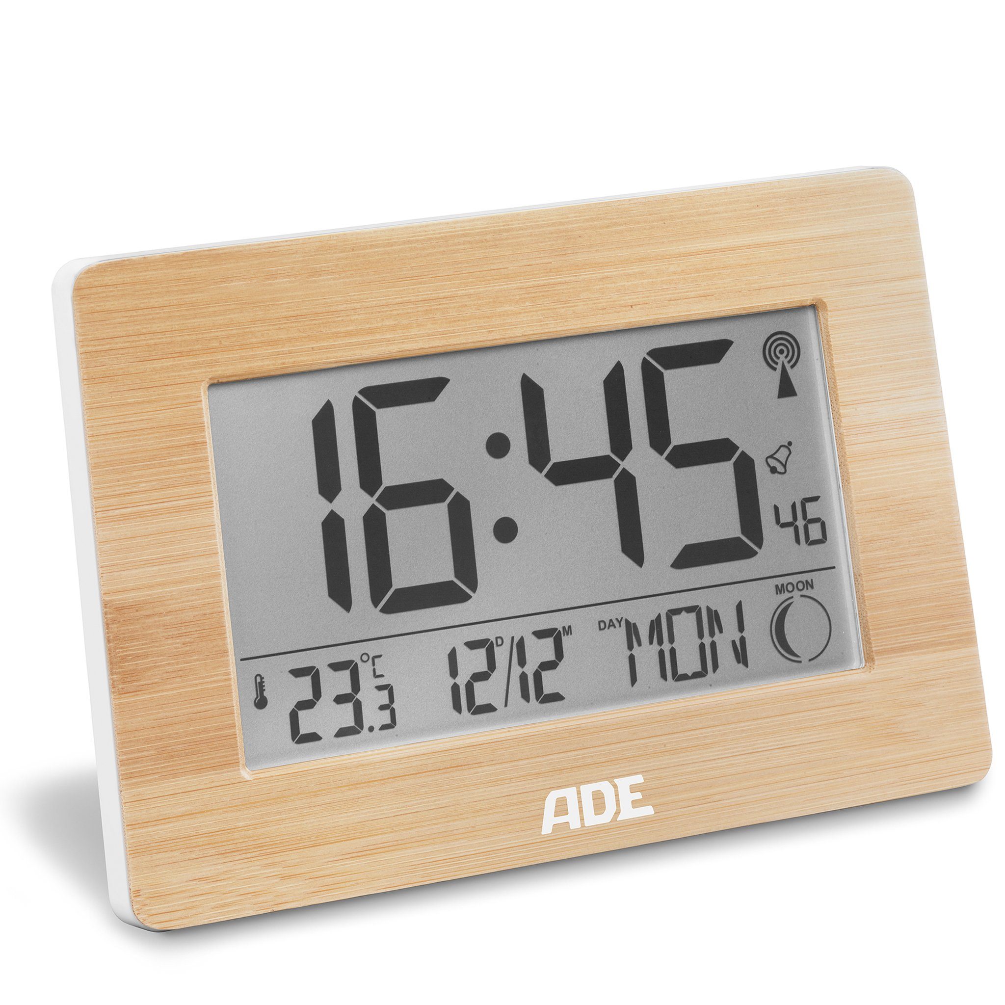 Kaufe T08 4-in-1 Auto Uhr Dual Thermometer Kalender Wecker Innen
