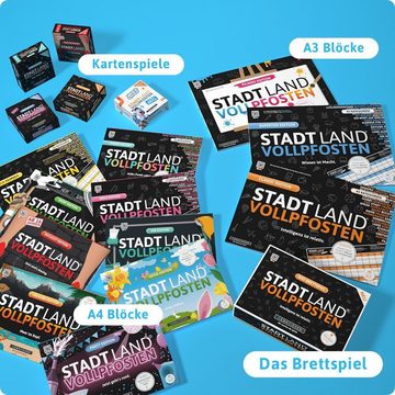 Denkriesen Spiel, Denkriesen - Stadt Land Vollpfosten® Grillparty Edition - "Jetzt...