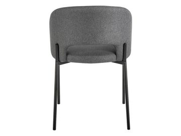 MIRJAN24 Stuhl K373 (2 Stück), Beine aus Metall, 57x51x77 cm