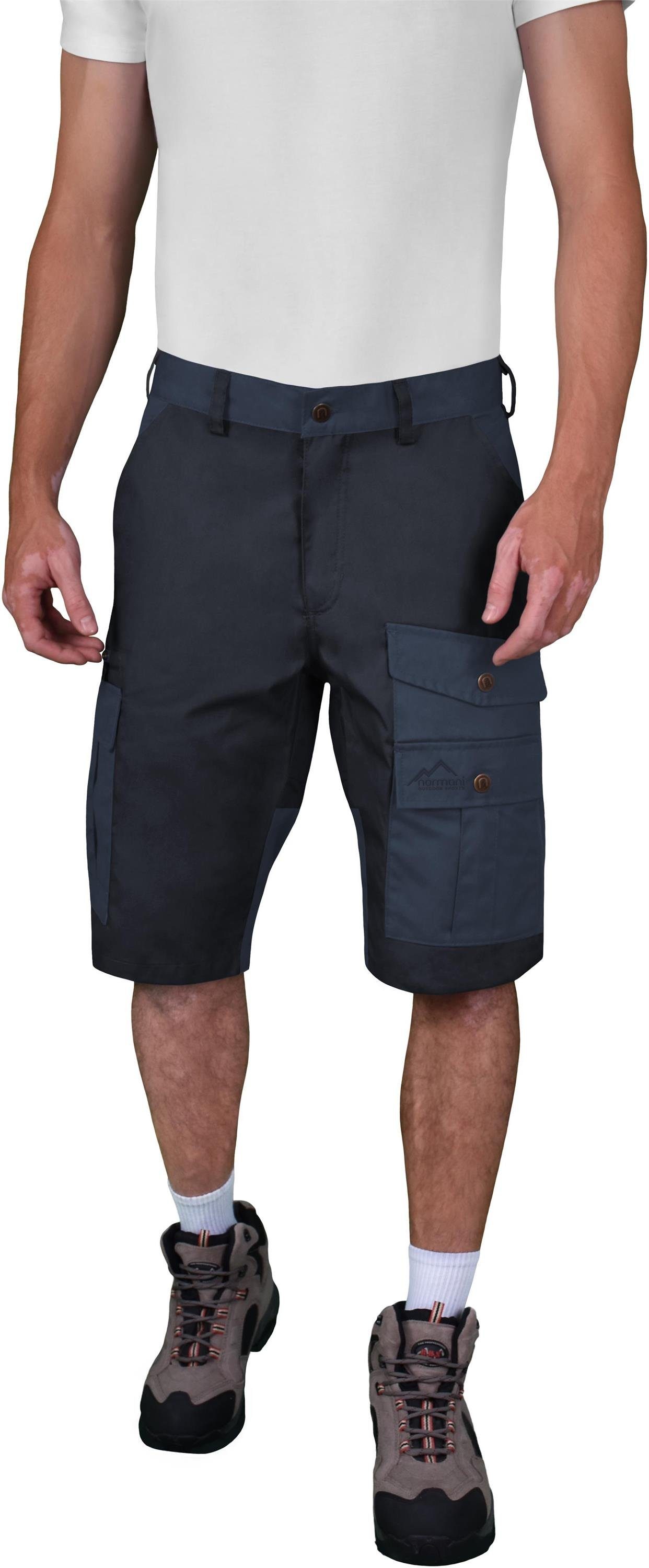 normani Bermudas Herren Shorts Ahvaz Kurze Sommer Cargo-Shorts Wandershorts atmungsaktive Arbeitsshorts
