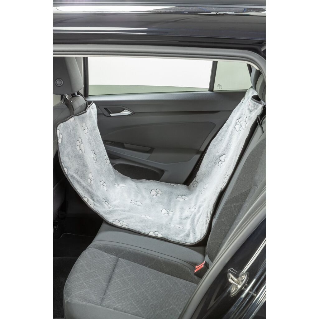 TRIXIE Tier-Autoschondecke Auto-Schondecke - grau/schwarz - 0,65 × 1,45 m