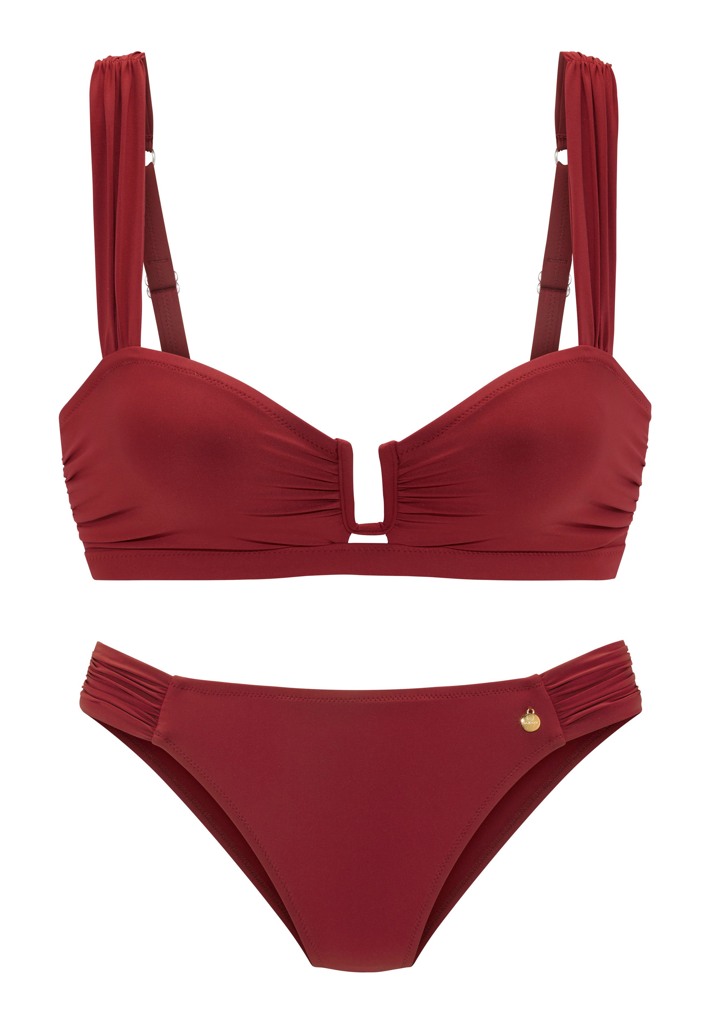 LASCANA Bandeau-Bikini mit modischer Zierschnalle