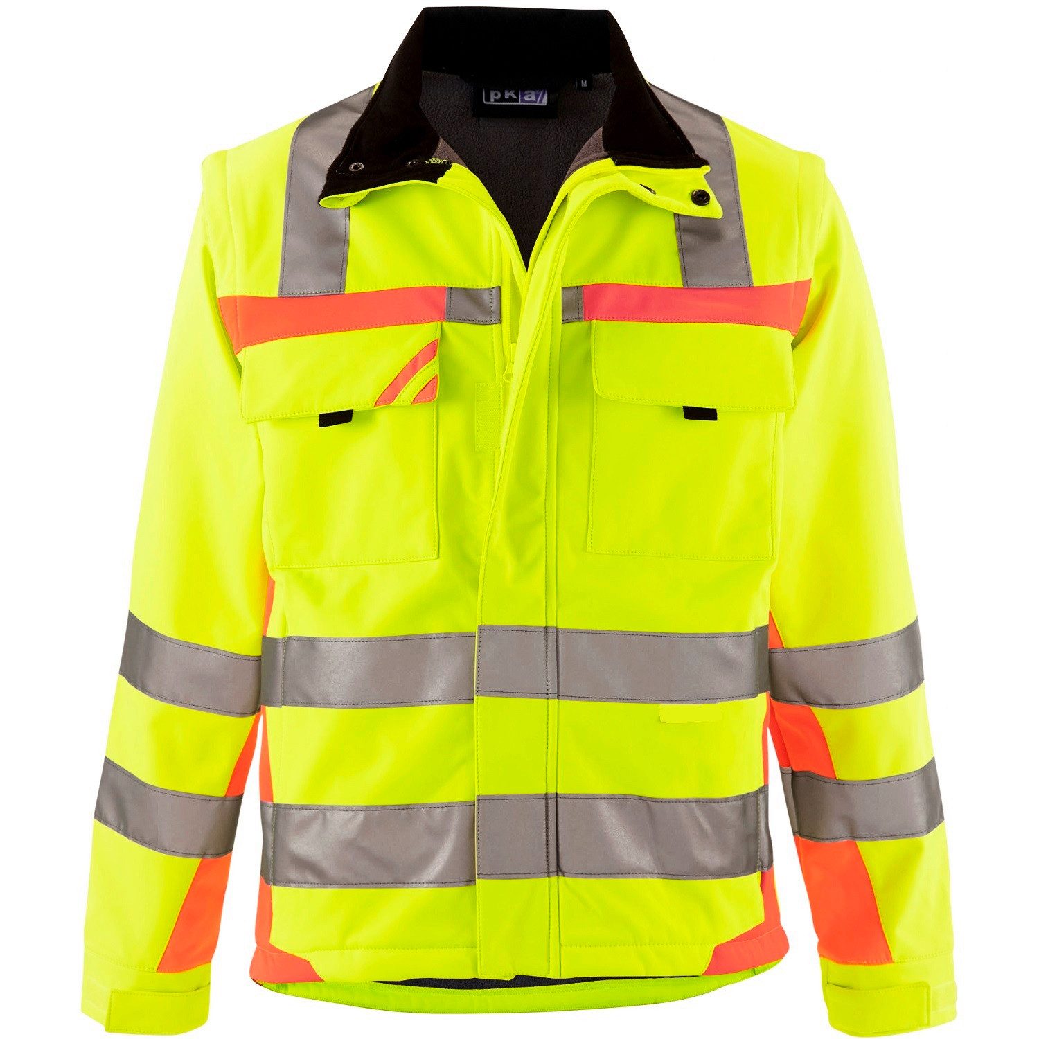 Arbeitsjacke 2in1 Warnschutz Softshelljacke "WISJ" - PKA®