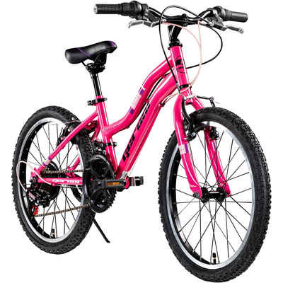 Geroni Mountainbike »Swan Lady«, 21 Gang, Kettenschaltung, Kinderfahrrad Mädchenfahrrad Cityrad Kinderräder MTB Fahrrad Kinderrad 21 Gang Schaltung
