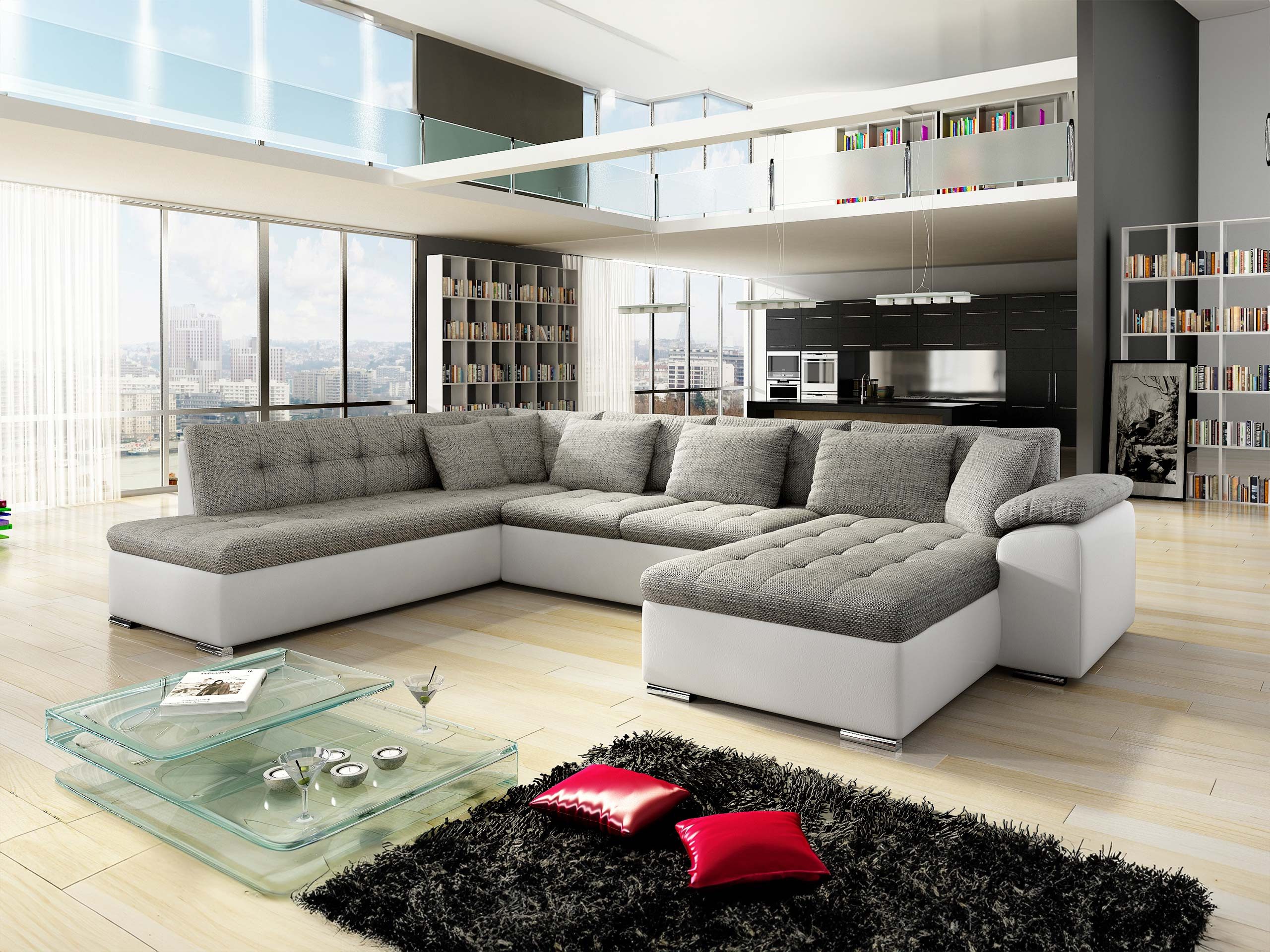 MIRJAN24 Wohnlandschaft Niko Bis, mit Bettkasten günstig online kaufen