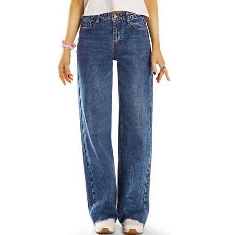 be styled Slouchy Jeans Mom Jeans slouchy High Waist Hose - klassisch, modern - Damen - j27g-3 5-Pocket-Style