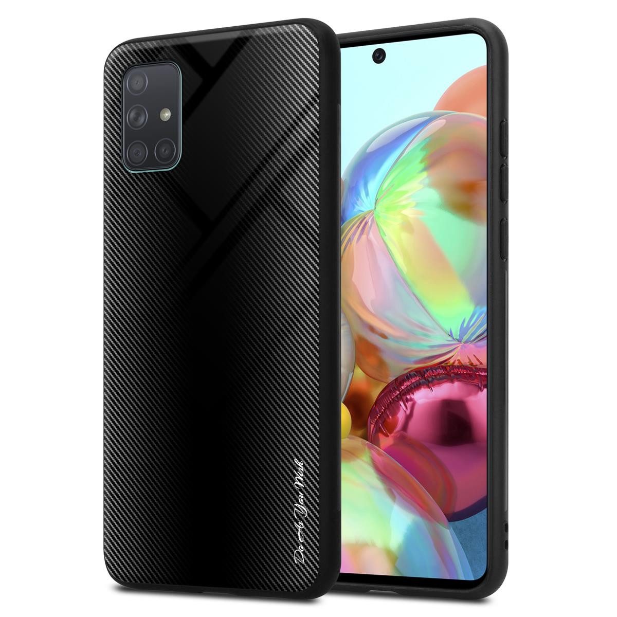 Cadorabo Handyhülle für Samsung Galaxy A71 4G Hülle Samsung Galaxy A71 4G, Robustes Hard Case - Handy Schutzhülle - Hülle - Back Cover Bumper