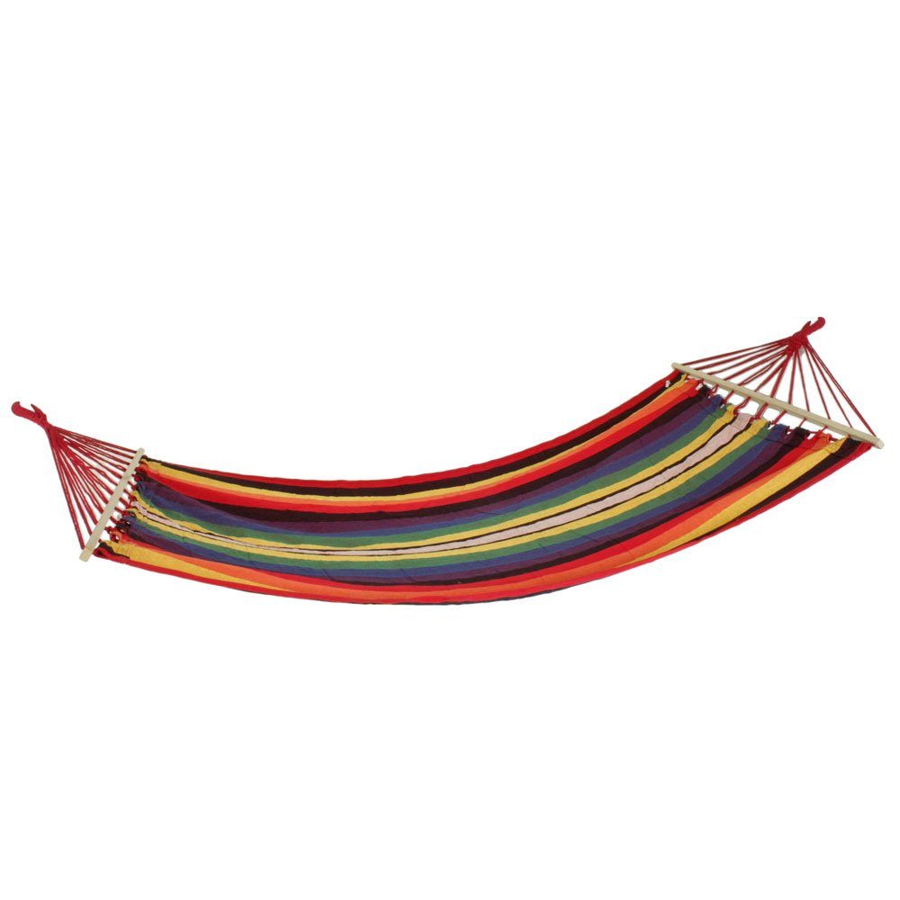 Harms Import Stuhl, Stab Hänge Matte Stuhl Garten Camping Holz Textil Sonnen Liege