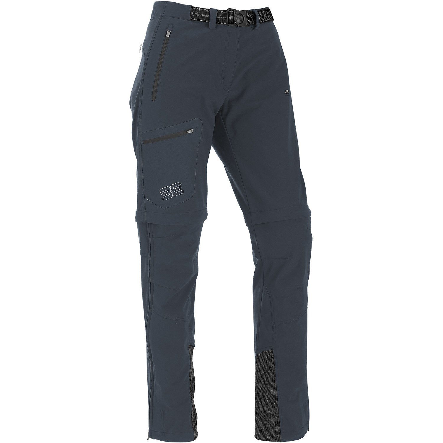 Maul mit Kristallblau Oakville Zip-off-Hose Sport® Wanderhose Logo T-Zip