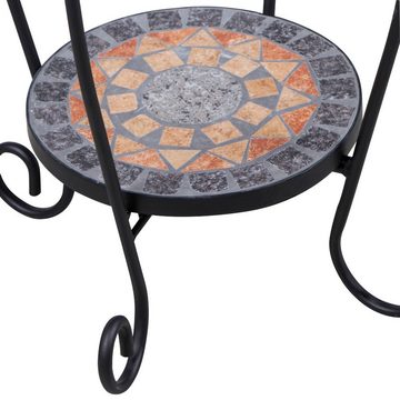 Siena Garden Blumentisch Prato (1-St), Blumenständer, BxTxH: 41x41x60,5 cm, Eisen mit Mosaikoptik