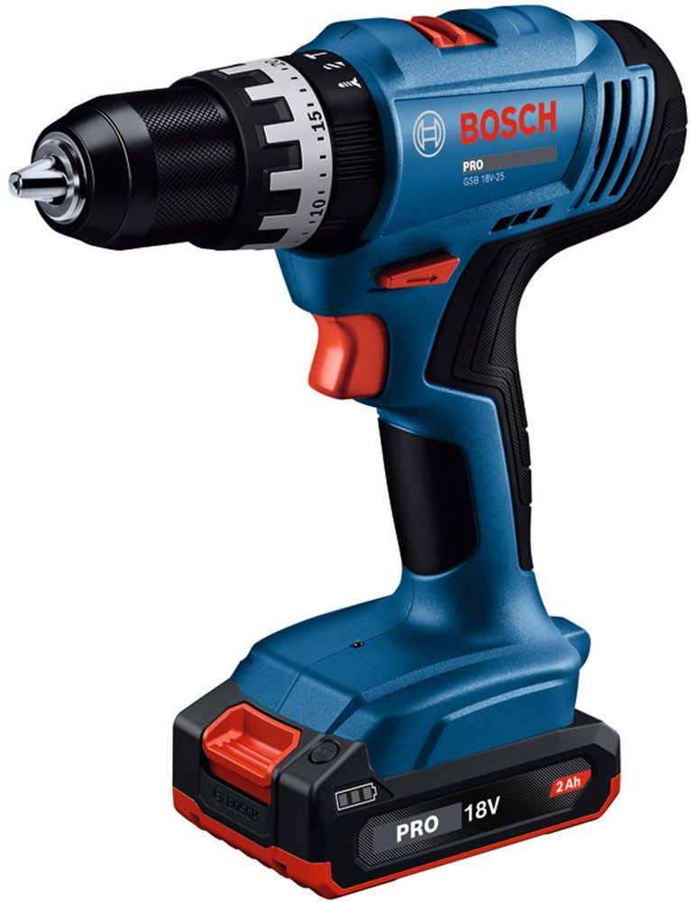 Bosch Professional Akku-Schlagbohrschrauber GSB 18V-25 solo, ohne Akku und Ladegerät