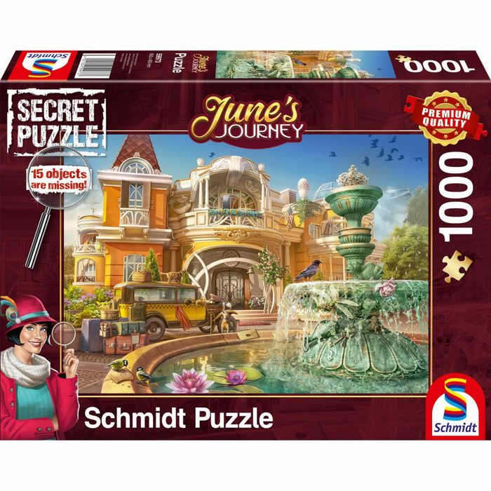 Schmidt Spiele Puzzle Junes Journey Orchideenanwesen 1000 Puzzleteile