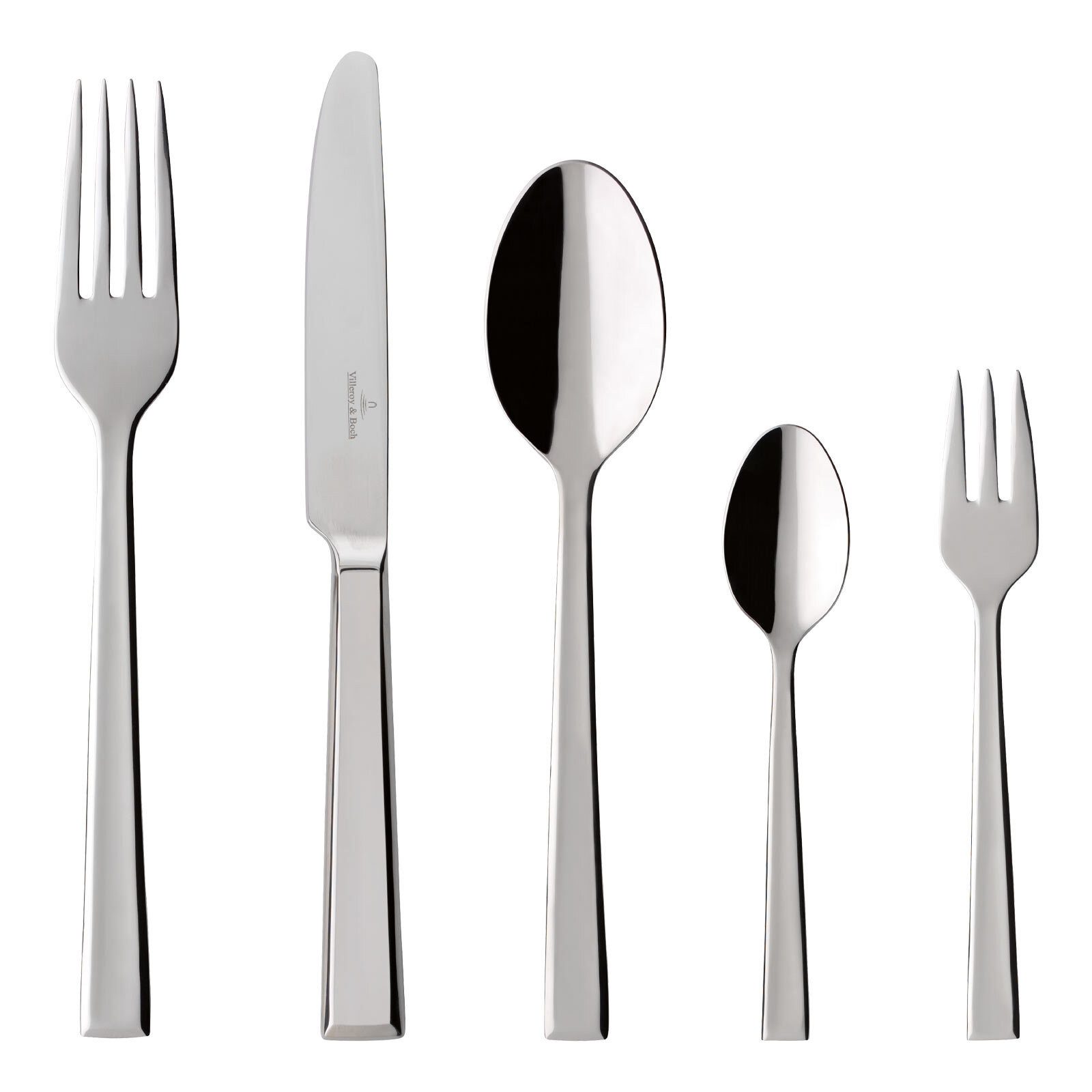 Villeroy & Boch Besteck-Set Victor Tafelbesteck 180er Set (180-tlg), Edelstahl, Spülmaschinenfest