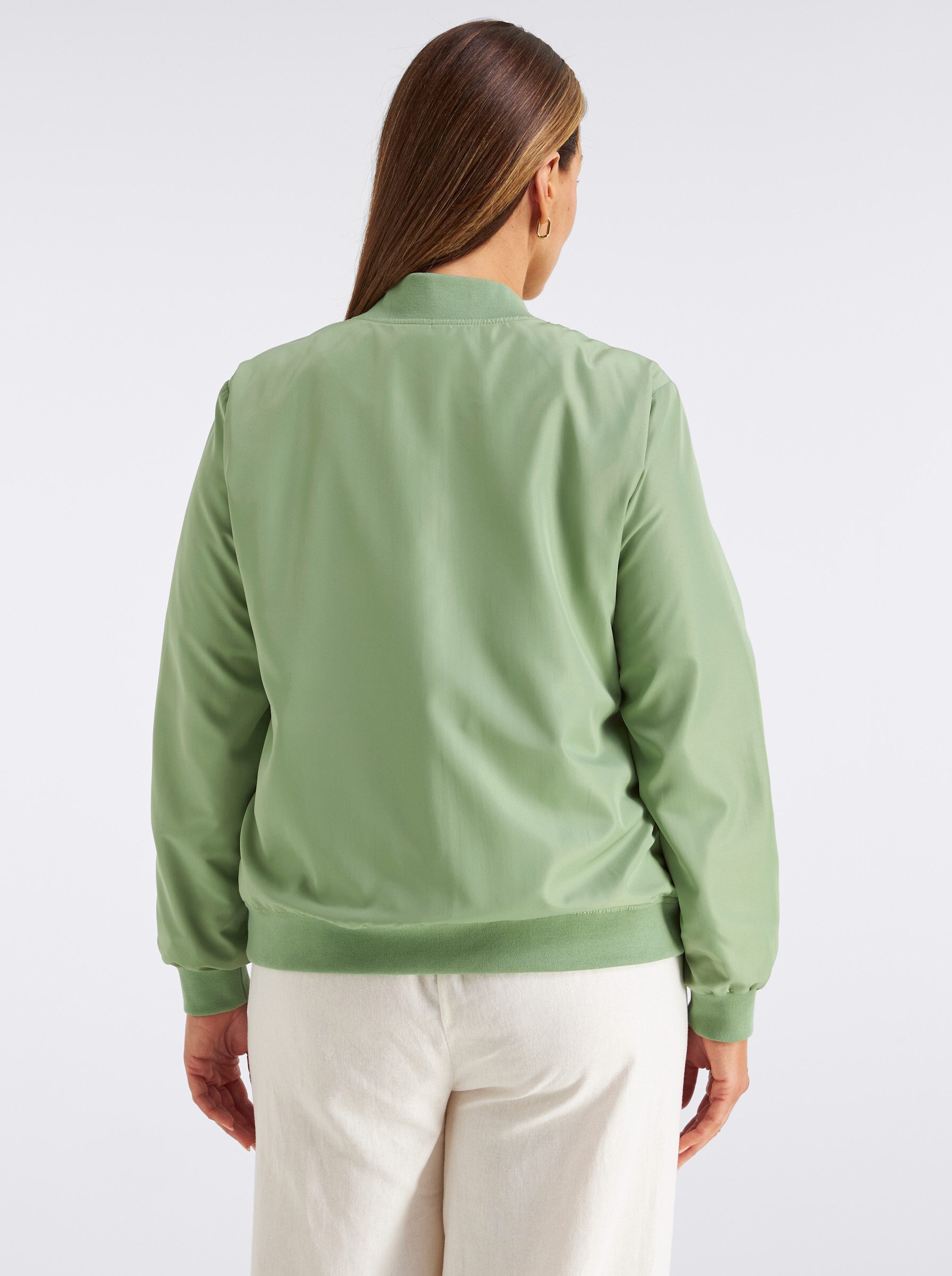 Sheego Allwetterjacke Kurzjacke Langarm