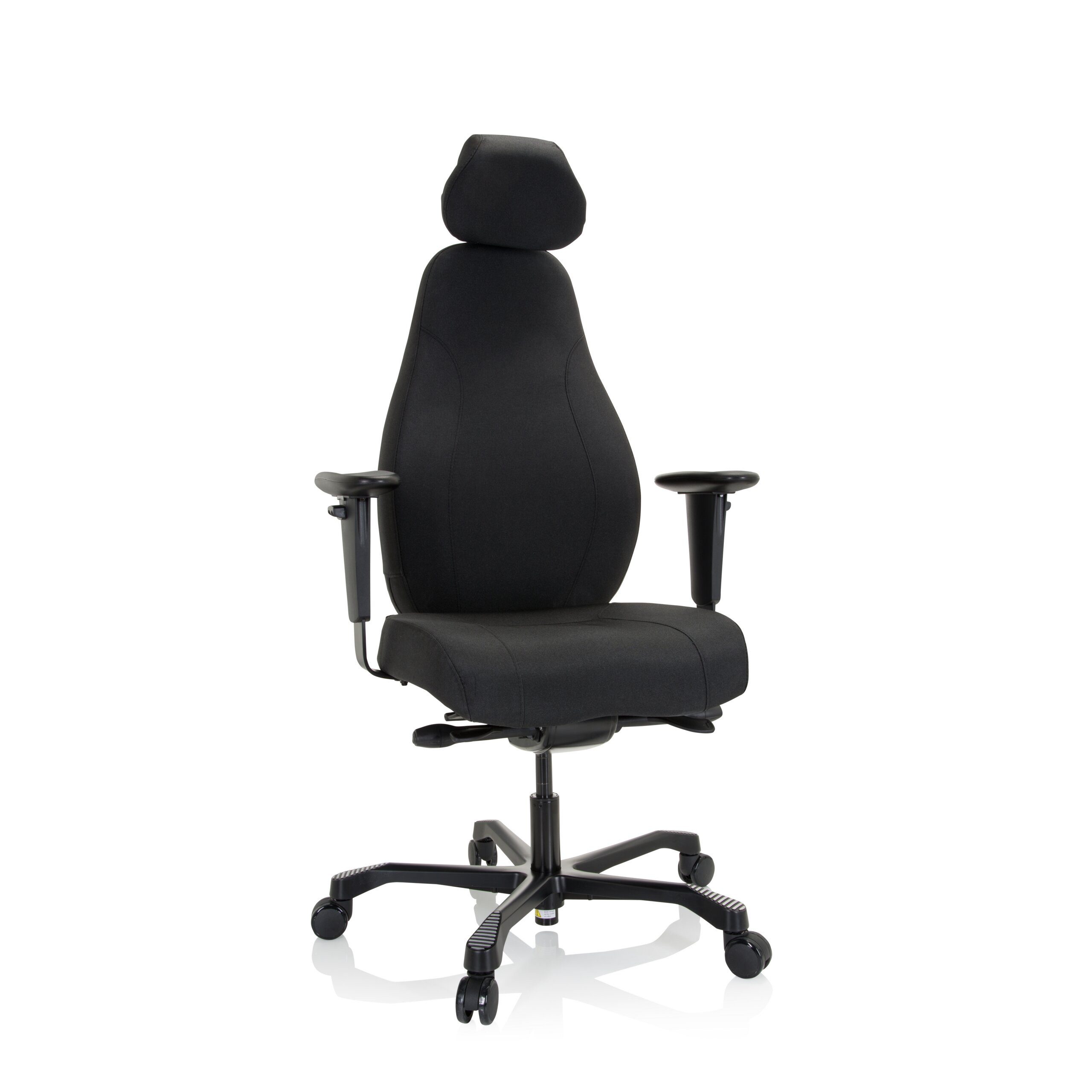 hjh OFFICE Chefsessel Profi Chefsessel Resistio Xxl Stoff, Drehstuhl Bürostuhl ergonomisch