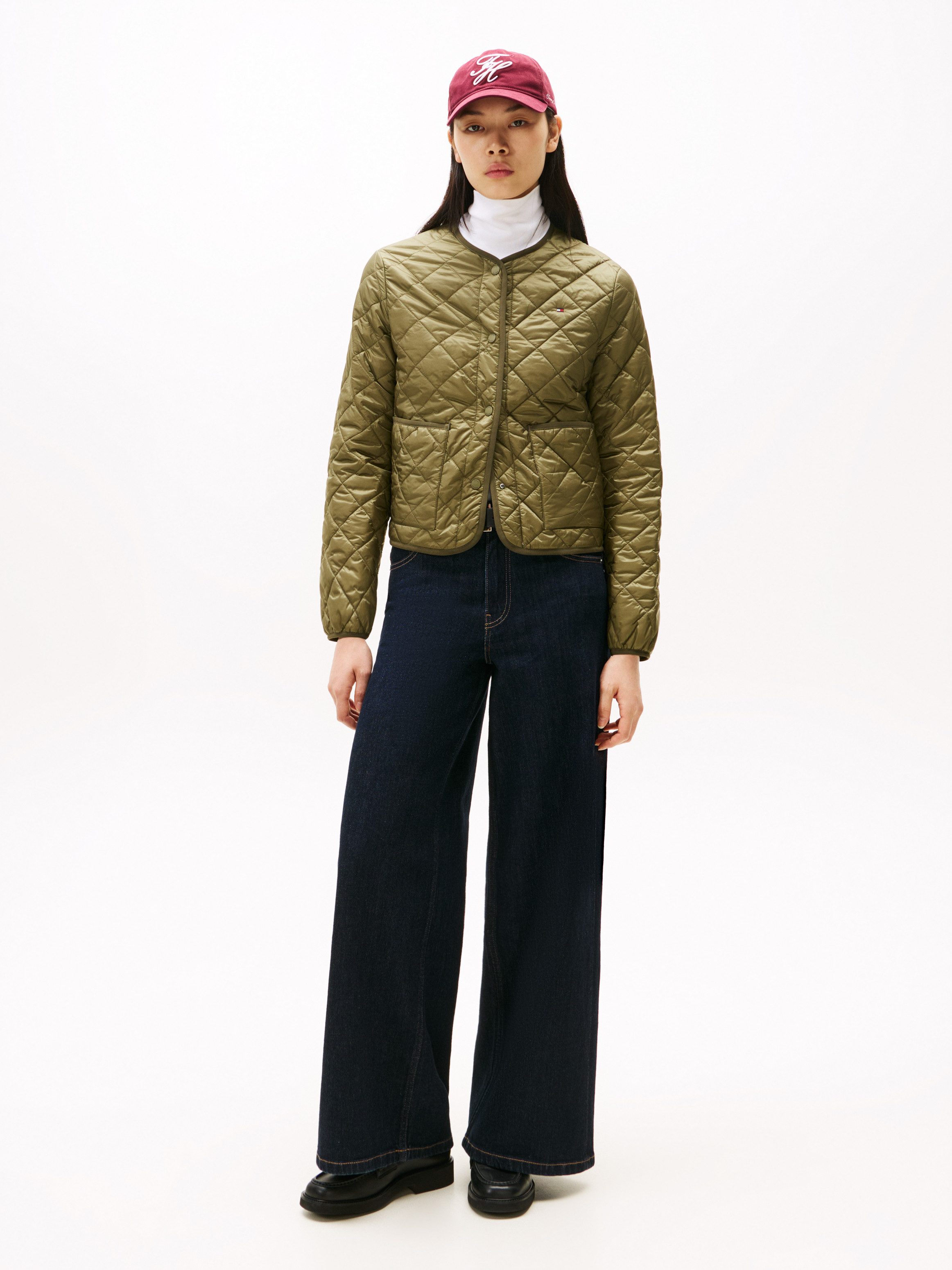 Tommy Hilfiger Steppjacke LW PADDED REG QUILTED JACKET in leicht verkürzter Länge, Regular Fit