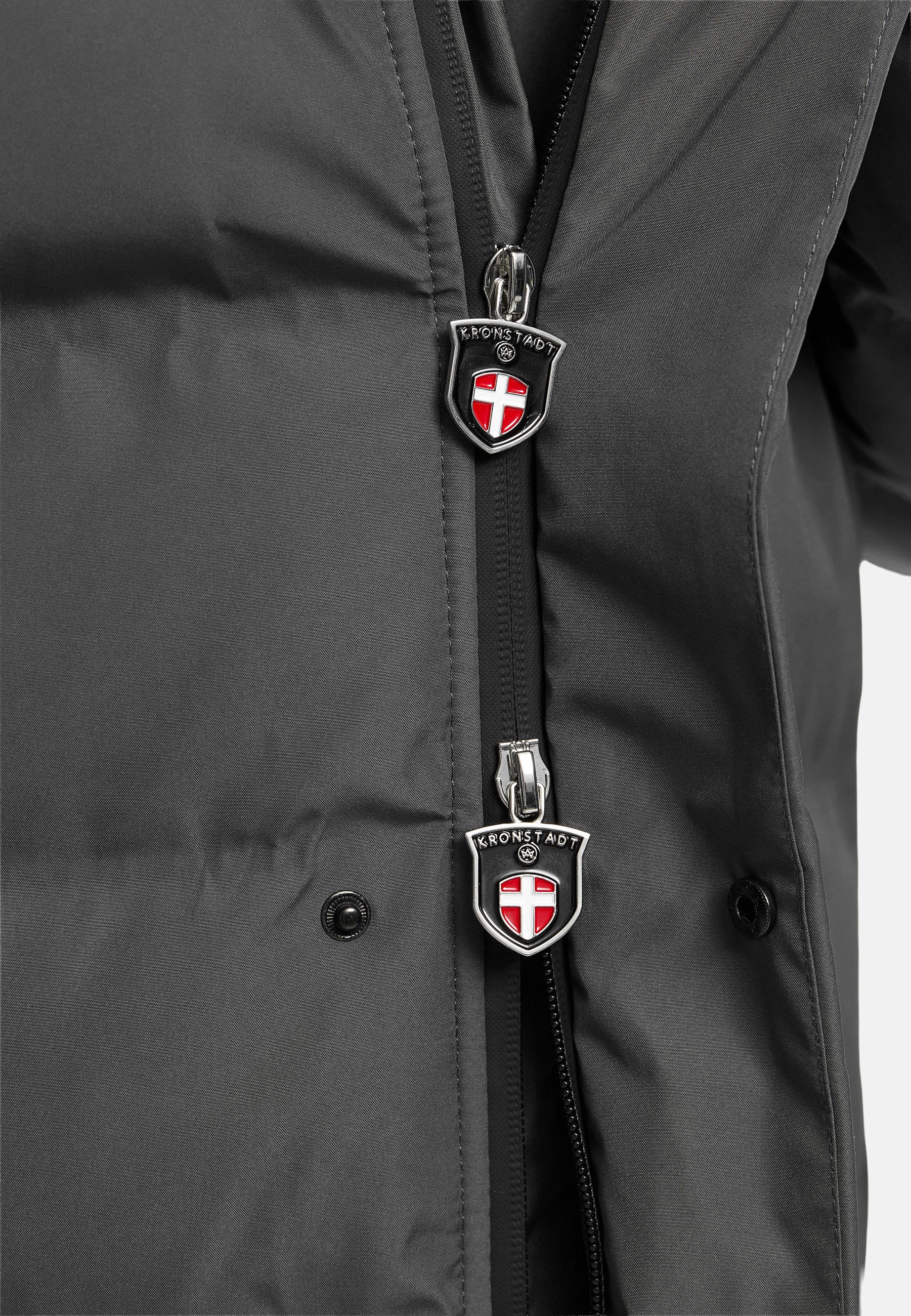 Kronstadt Wintermantel Herren KSBourland hood Herrenjacke Daunen-Optik Winterjacke mit Kapuze