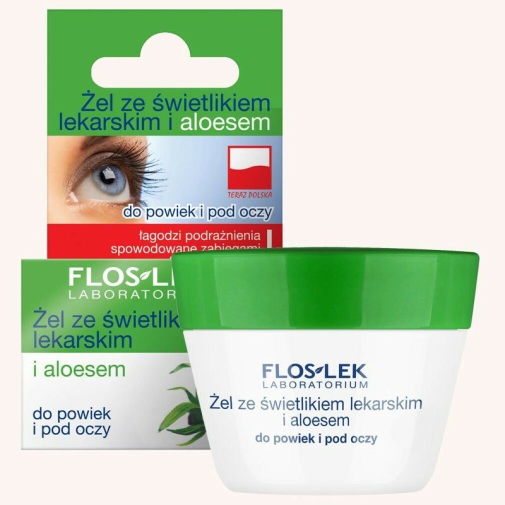 Floslek Augengel FLOSLEK Augentrost und Aloe Vera Augengel