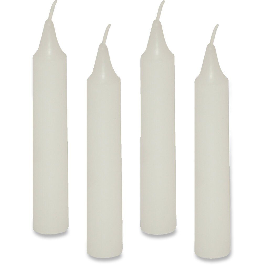 Yankee Candle Stumpenkerze small foot 4429 kleine weiße Kerzen, 36 Stück,  Brenndauer bis zu ca.