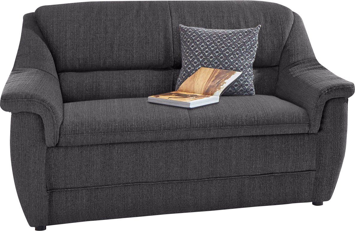 DOMO collection 2-Sitzer Lale formschönes und komfortables Sofa, zeitlos und elegant, optimal für kleinere Räume