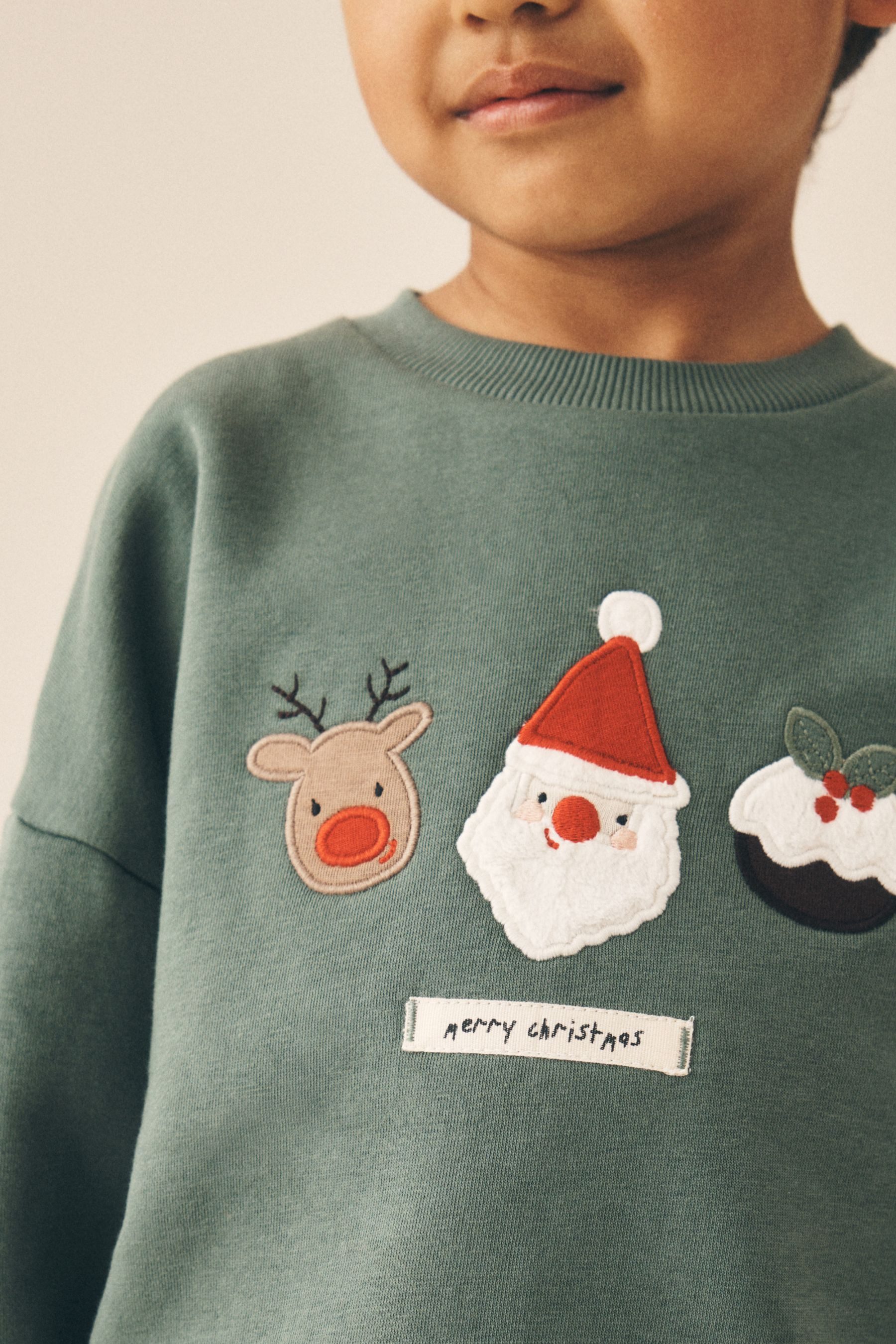 Next Sweater Rundhals-Sweatshirt mit Rücken-Print (1-tlg) – Bild 2 von 5