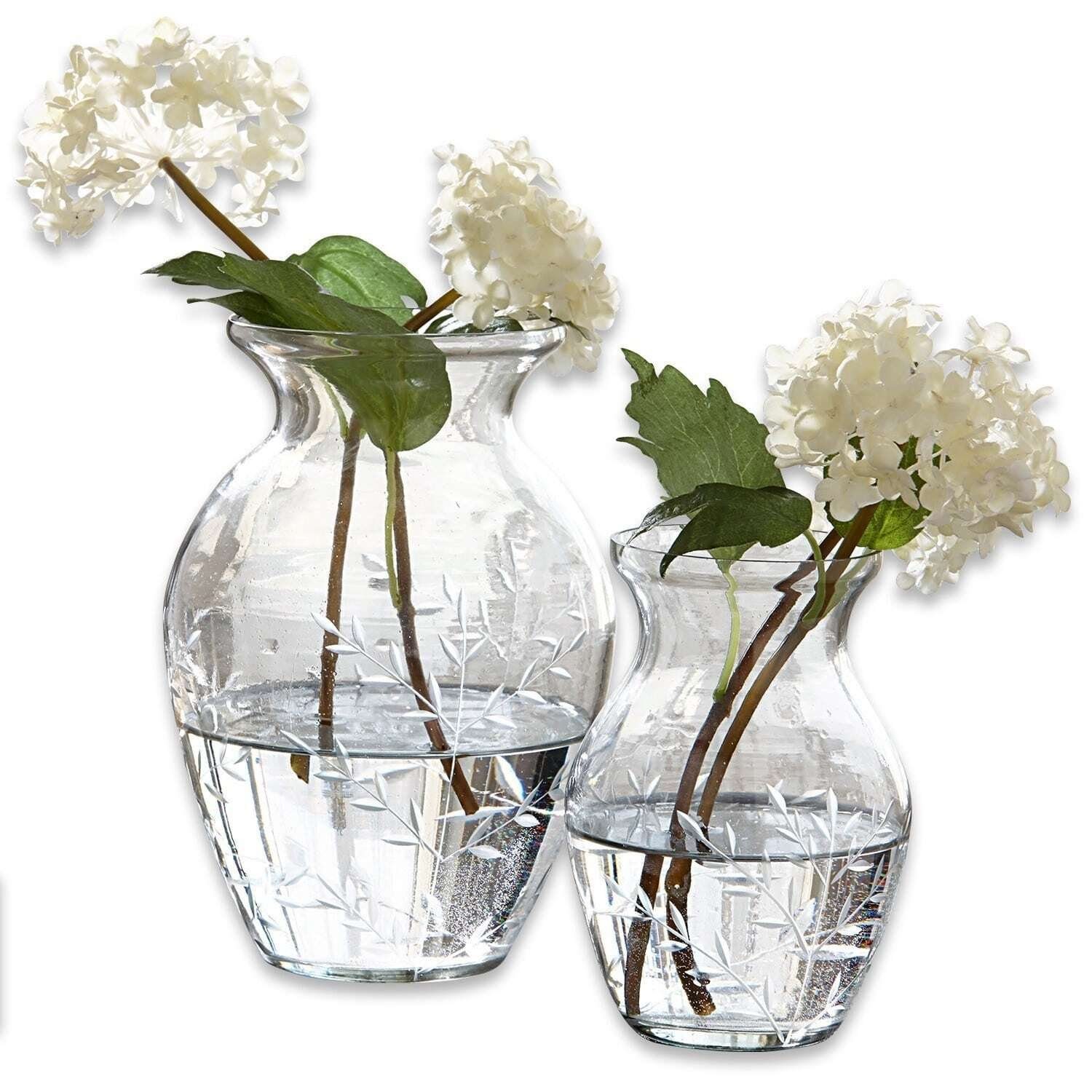 Tischvase Vase 2er Set Paimpont klar