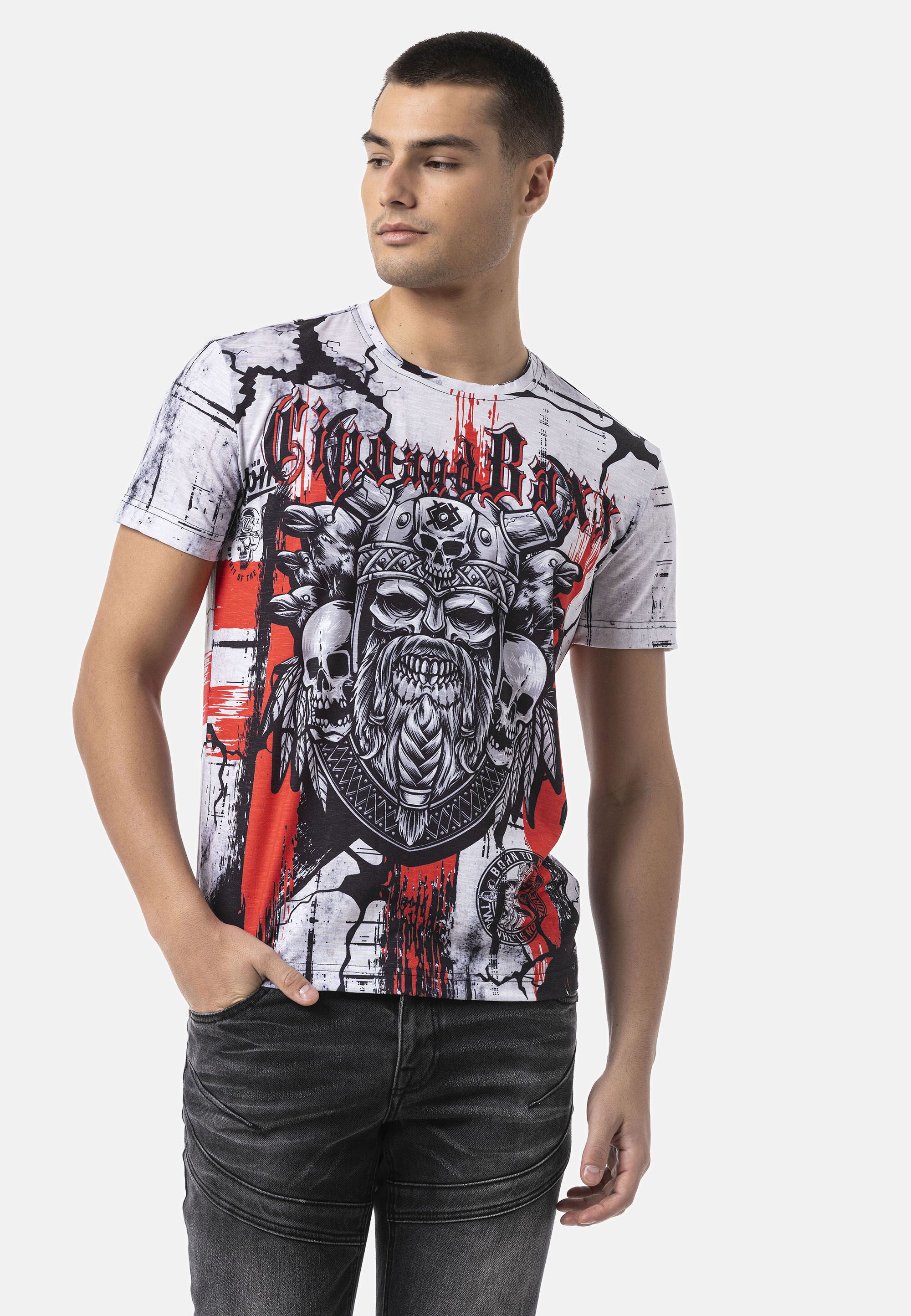 Cipo & Baxx T-Shirt CT819 vollflächigen Digitaldruck