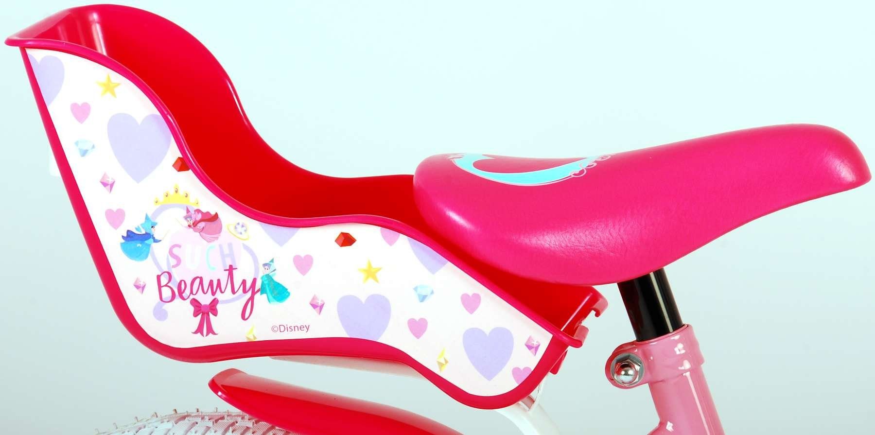 Kinder Sicherheitsgriffe), - Laufrad Gang, mit Kinderrad Zoll TPFSports 1 16 Princess + (Mädchen Rutschfeste 16 Rücktritt mit Handbremse, Stützräder Fahrrad Kinderfahrrad Zoll Mädchen Disney Fahrrad